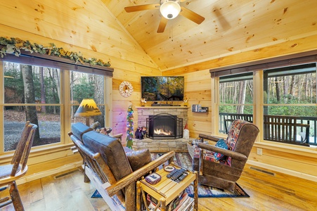 Trail Side Retreat: Living Room