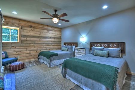 Once In A Blue Ridge: Lower-level Guest Bedroom