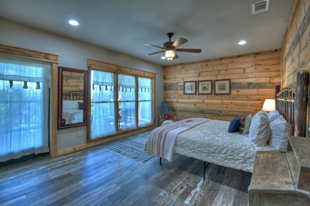 Once In A Blue Ridge: Lower-level Guest Bedroom