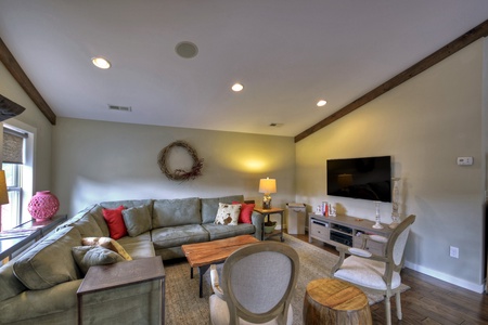 Main Street Cottage - Living room perspective