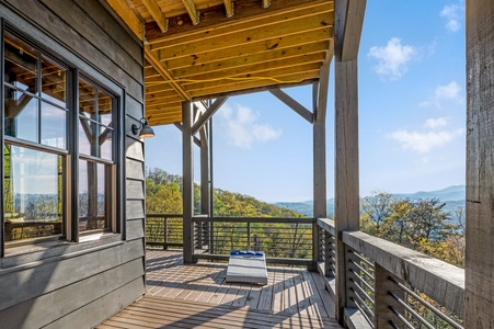 Mountain Air - Lower-Level Deck  View