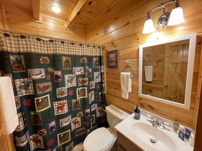 Away from Everyday: Lower-level Shared Bathroom