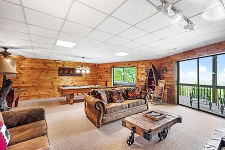 Early Rise- Lower-level Living Room