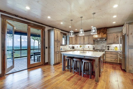 Daybreak Ridge - Kitchen View from Living Room