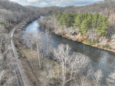 River Lodge - Toccoa River Aerial view