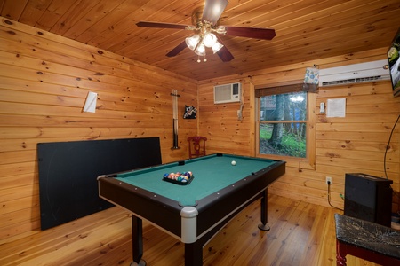 All Aboard - Lower Level Entertainment Room Features a Pool Table (1)