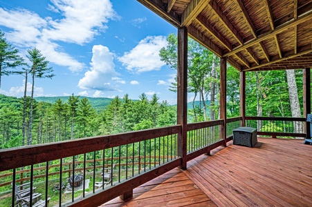 Tysons Peak- Lower Level Deck View