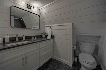 AFrame of Style - King Bedroom Private Bathroom