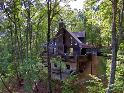 Away from Everyday: Back View of Cabin
