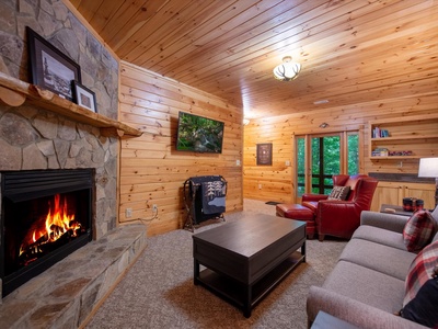 Babbling Brook- Lower level living room