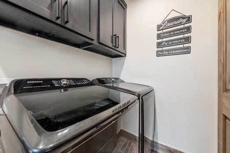 Big Top of Blue Ridge: Entry Level Laundry Room