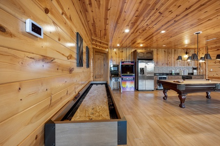 Bluetique-Lower level entertainment area w