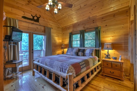 Endless Sunset- Upper level king master bedroom