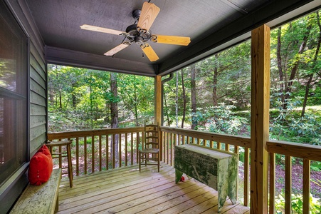 A Whitewater Retreat - Back Porch View