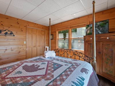 Bear Necessities- Lower level guest bedroom