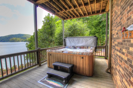 Blue Ridge Lakeside Chateau- Hot Tub with Lake Views