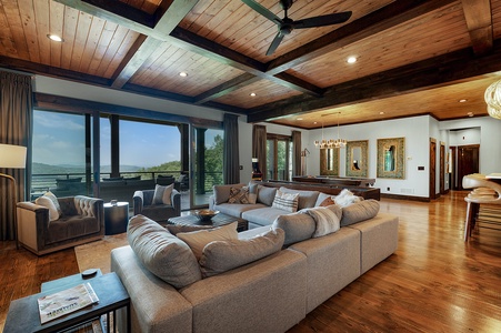 The Sanctuary: Lower Level Living Room