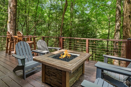 Paradise Found -Entry Level Outdoor Sitting Area with Gas Fire Table