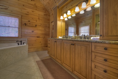 Blue Jay Cabin- Double vanity