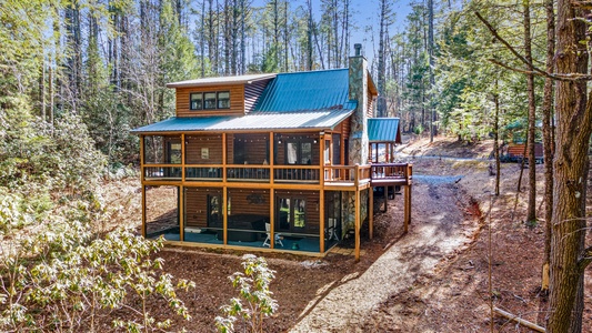 Bear Creek:  Back of Cabin