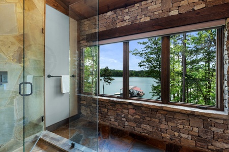 Nottely Island Retreat - King Suite Bathroom