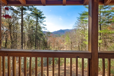 Cohutta Hideaway - Entry Level Deck View