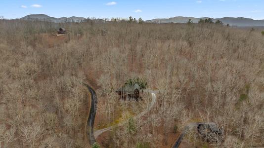 Cruach Mor - Aerial View of Cabin