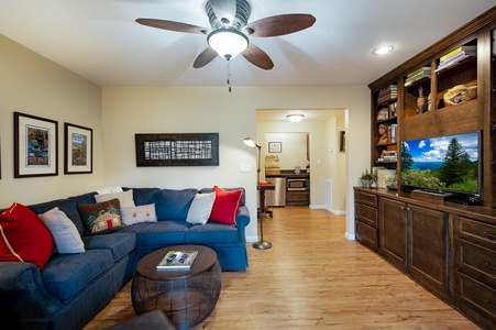 Hayes Haven - Lower-level Living Room