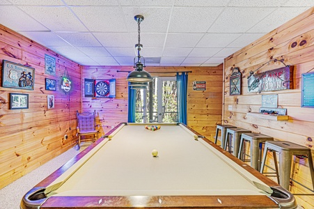 Bear Creek:  Lower-level Entertainment Room