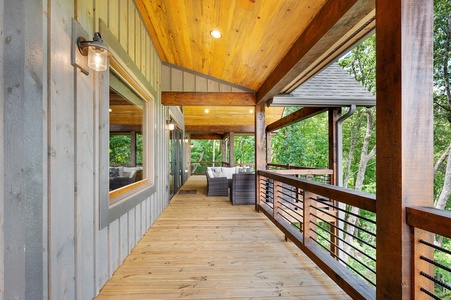 All Decked Out- Entry level deck walkway to outdoor seating