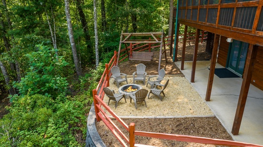 Choctaw Ridge - Back View of Cabin