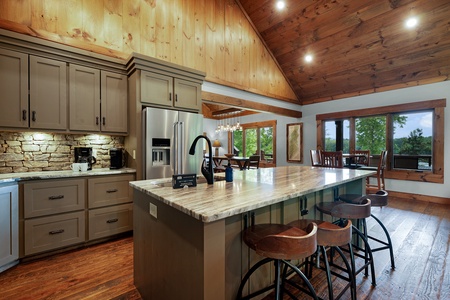 Nottely Island Retreat - Kitchen