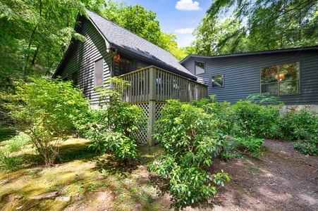 A Whitewater Retreat - Side View of Private Balcony