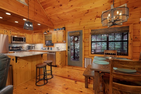 Paradise Found - Kitchen and Dining Area