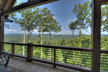 New Heights- Long range mountain views from the deck