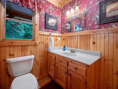 Babbling Brook - Entry level bathroom
