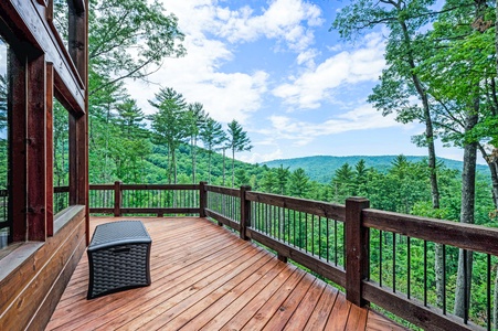 Tysons Peak- Lower Level Deck View