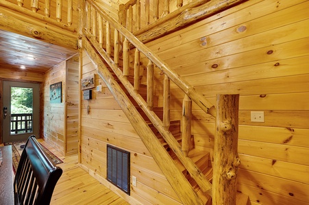Hemptown Hideaway- Staircase leading to the loft