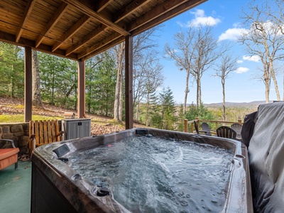 Drink Up The View - Covered Hot Tub