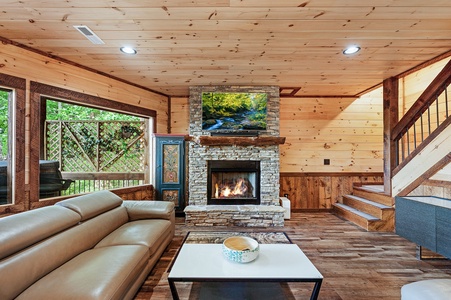 Tysons Peak- Lower Level Living Room