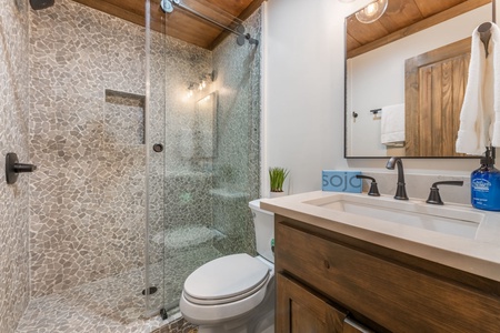 Blue Run - Upper Level Bunk Bathroom