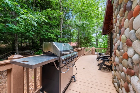 Sunset in the Mountains - Deck Gas Grill