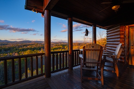 Serenity- View from Deck at Dusk