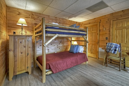 A Birds Eye View - Lower Level Twin Bunkbeds