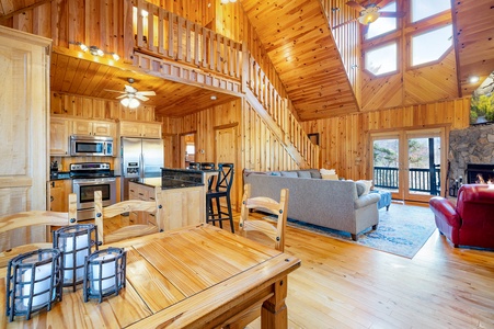 Cohutta Hideaway - View from Kitchen