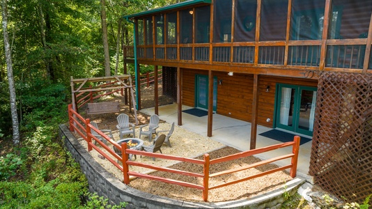 Choctaw Ridge - Back View of Cabin