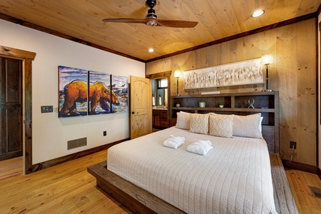 Mountain Echoes- Entry level king bedroom suite