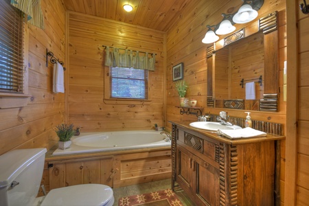 Endless Sunset- Upper level master bathroom