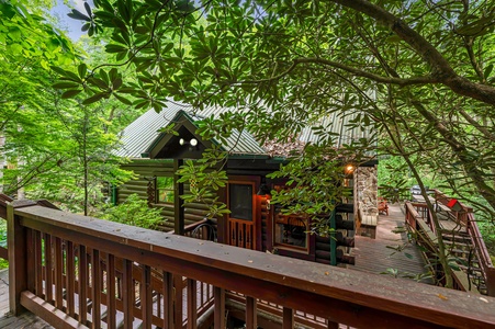 Tuckaway Cave - View of Cabin