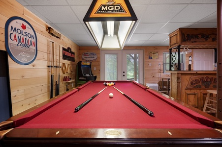 Millstone Haven - Game Room Pool Table